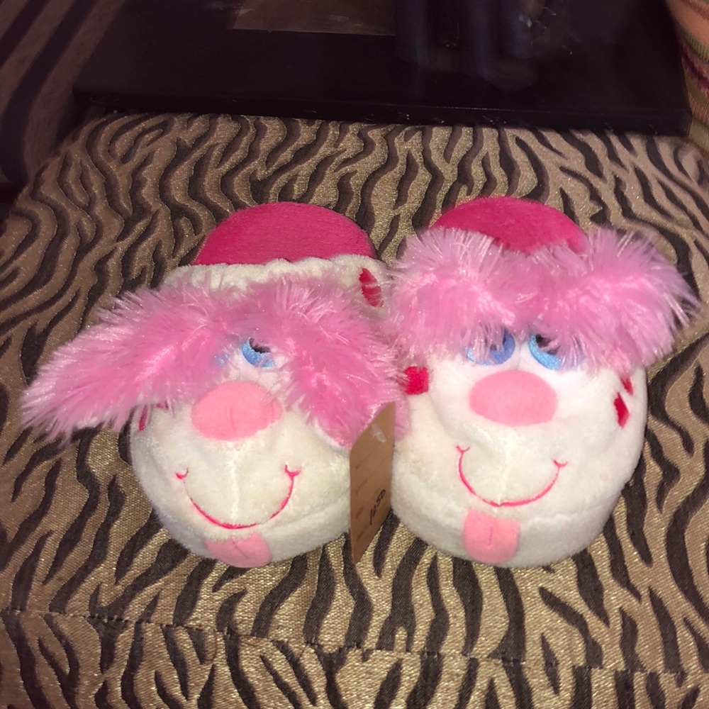 Stompers! Perky Pink Puppy Slippers